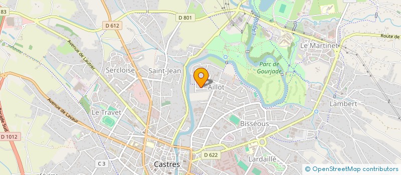 localisation de l'entreprise MADAME CHRISTEL LASCHON  CASTRES