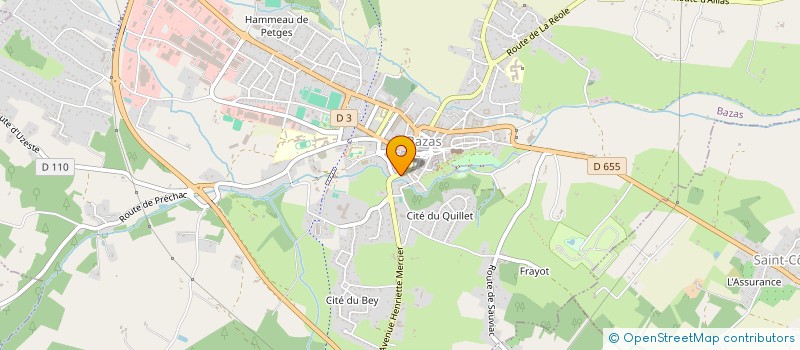 localisation de l'entreprise MADAME CHRISTEL LE BRUN  SAINT-SAUVEUR-DE-MEILHAN