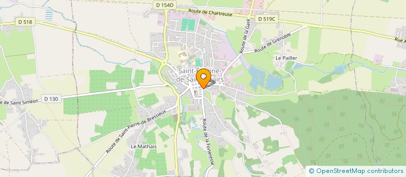 localisation de l'entreprise MADAME CHRISTEL LE TUAL  SAINT-ETIENNE-DE-SAINT-GEOIRS