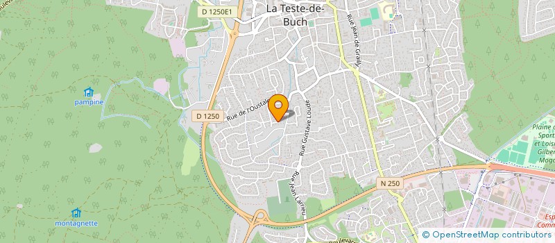 localisation de l'entreprise MADAME CHRISTEL LEFEVRE à LA TESTE-DE-BUCH