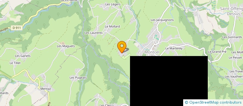 localisation de l'entreprise MADAME CHRISTEL LEGIOT  MONTCEL