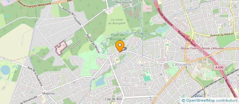 localisation de l'entreprise MADAME CHRISTEL LEGLISE  PESSAC