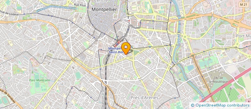 localisation de l'entreprise MADAME CHRISTEL LESCRAINIER à MONTPELLIER