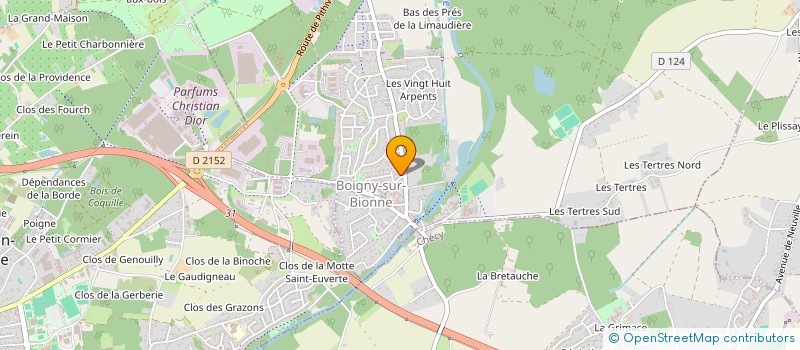 localisation de l'entreprise MADAME CHRISTEL LETELLIER à BOIGNY-SUR-BIONNE