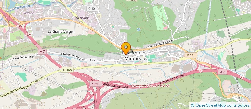localisation de l'entreprise MADAME CHRISTEL LETERTRE à LES PENNES-MIRABEAU