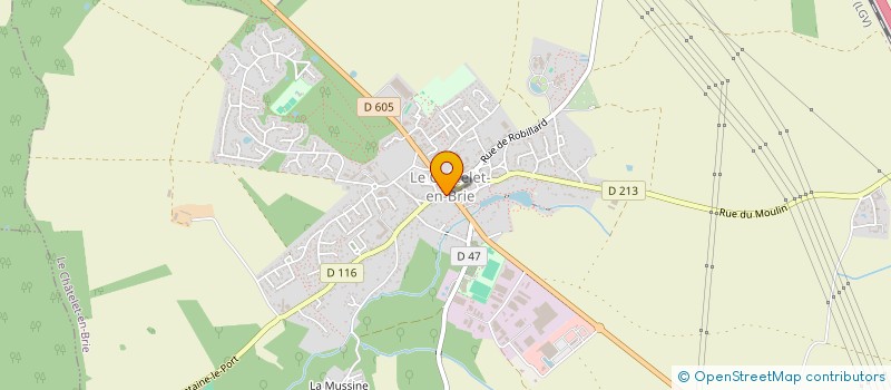 localisation de l'entreprise MADAME CHRISTEL LIGAULT à LE CHATELET-EN-BRIE