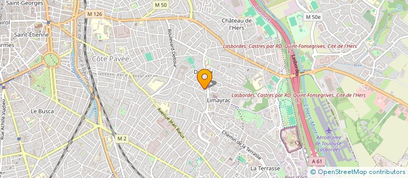 localisation de l'entreprise MADAME CHRISTEL MAHIEU à TOULOUSE