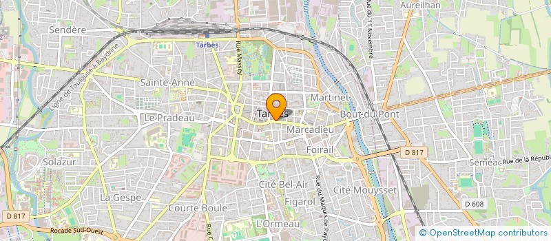 localisation de l'entreprise MADAME CHRISTEL MARBAIS  TARBES