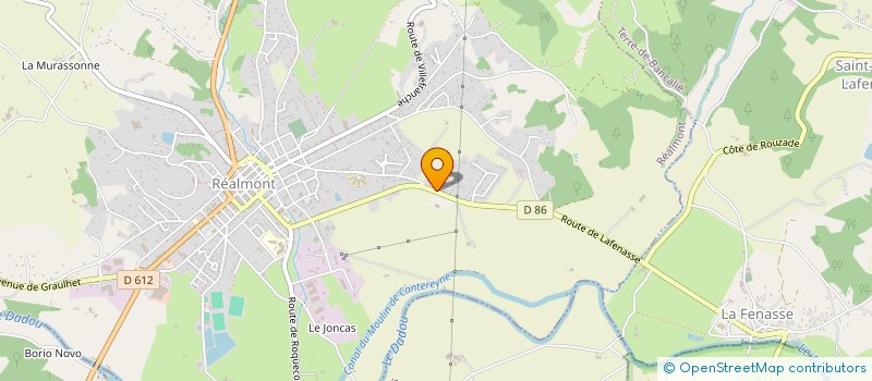 localisation de l'entreprise MADAME CHRISTEL MARCHAL  REALMONT