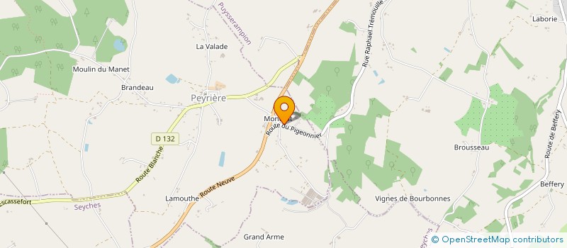 localisation de l'entreprise MADAME CHRISTEL MARGARITI  PEYRIERE