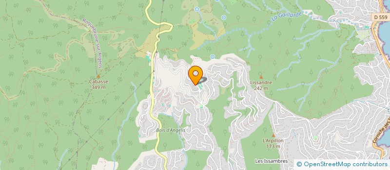 localisation de l'entreprise MADAME CHRISTEL MARGUET  ROQUEBRUNE-SUR-ARGENS