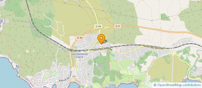 localisation de l'entreprise MADAME CHRISTEL MARTIN  MARTIGUES