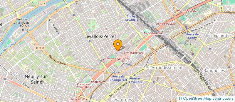 localisation de l'entreprise MADAME CHRISTEL MARTIN à LEVALLOIS-PERRET
