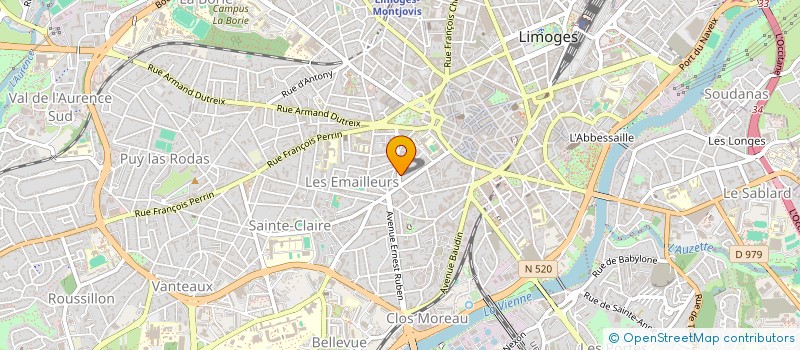 localisation de l'entreprise MADAME CHRISTEL MAZOUE à LIMOGES