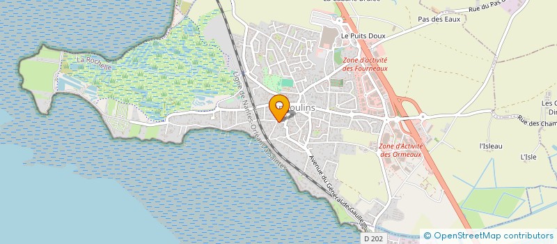 localisation de l'entreprise MADAME CHRISTEL MENANTEAU à ANGOULINS