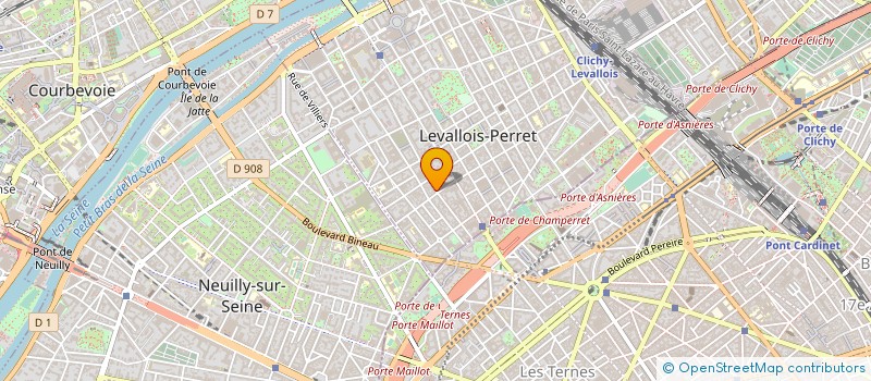 localisation de l'entreprise MADAME CHRISTEL MILLIASSEAU à LEVALLOIS-PERRET