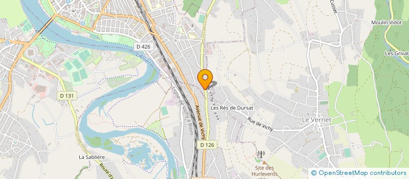localisation de l'entreprise MADAME CHRISTEL MONTEIRO à VICHY