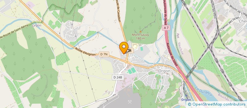 localisation de l'entreprise MADAME CHRISTEL MORATILLE  ORGON