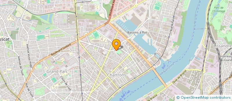 localisation de l'entreprise MADAME CHRISTEL MORERE à BORDEAUX
