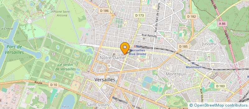 localisation de l'entreprise MADAME CHRISTEL NOUVELLON à VERSAILLES