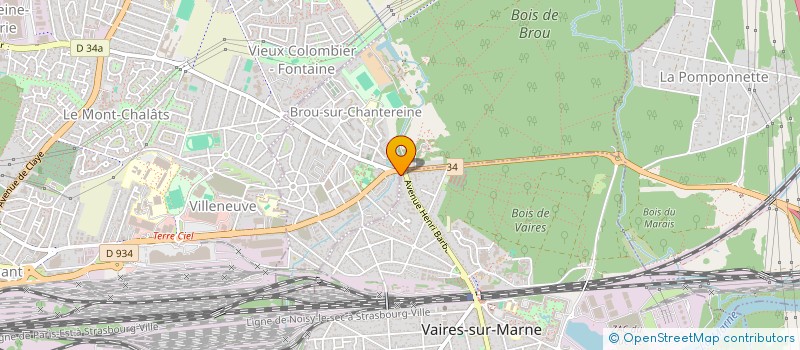 localisation de l'entreprise MADAME CHRISTEL OUAMBO YAMBALA  VAIRES-SUR-MARNE