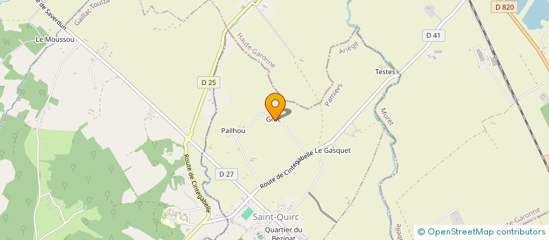 localisation de l'entreprise MADAME CHRISTEL OUDOL à SAINT-QUIRC