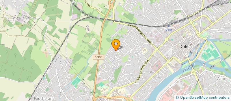 localisation de l'entreprise MADAME CHRISTEL PAGLIA  AUXONNE