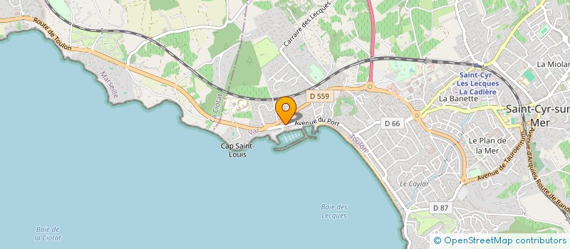localisation de l'entreprise MADAME CHRISTEL PEREZ à SAINT-CYR-SUR-MER