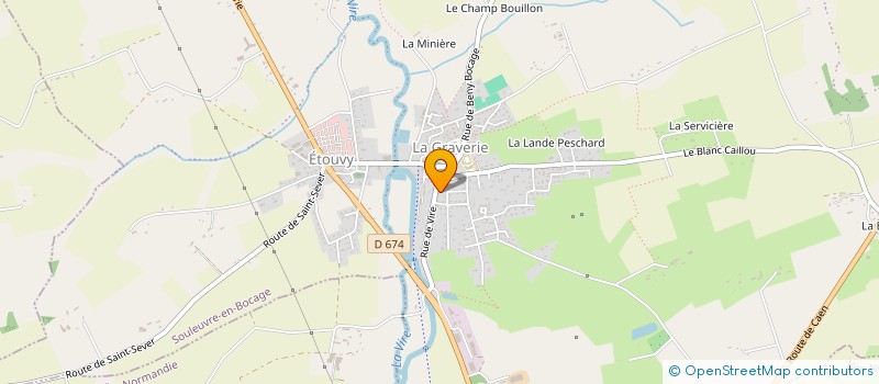 localisation de l'entreprise MADAME CHRISTEL PHILIPPE BERGHE  SOULEUVRE EN BOCAGE