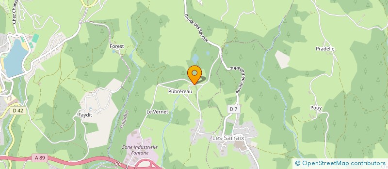 localisation de l'entreprise MADAME CHRISTEL PICHERIT  SAINT-VICTOR-MONTVIANEIX