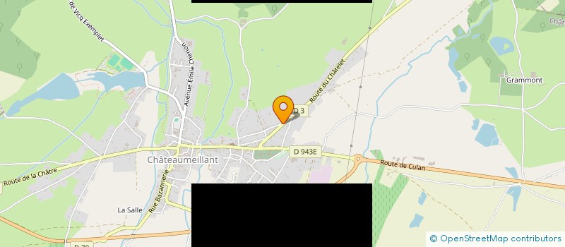 localisation de l'entreprise MADAME CHRISTEL PINGRET  CHATEAUMEILLANT