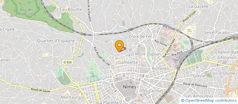 localisation de l'entreprise MADAME CHRISTEL POEUF  NIMES