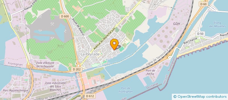 localisation de l'entreprise MADAME CHRISTEL QUINTANA à FRONTIGNAN