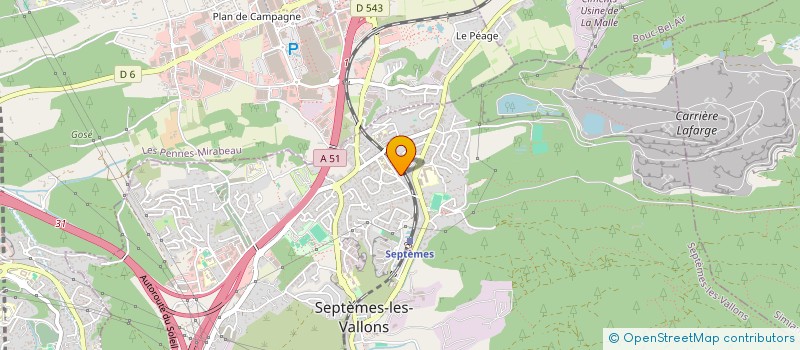 localisation de l'entreprise MADAME CHRISTEL RAMOUSSE à SEPTEMES-LES-VALLONS