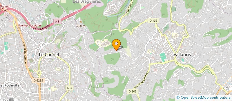 localisation de l'entreprise MADAME CHRISTEL REBUFFEL à VALLAURIS