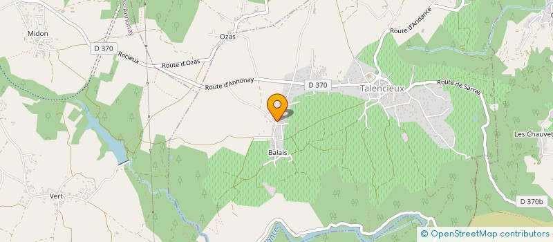 localisation de l'entreprise MADAME CHRISTEL REDELSPERGER  TALENCIEUX