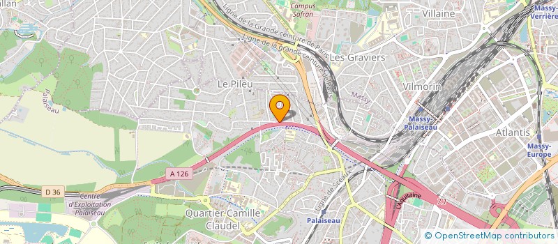 localisation de l'entreprise MADAME CHRISTEL RENEE DELECLUSE  PALAISEAU