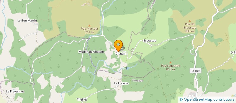 localisation de l'entreprise MADAME CHRISTEL REY  FAUX LA MONTAGNE