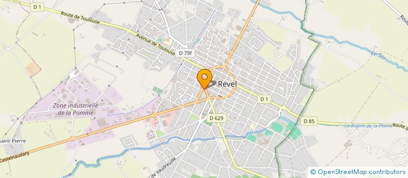 localisation de l'entreprise MADAME CHRISTEL ROBERT  REVEL