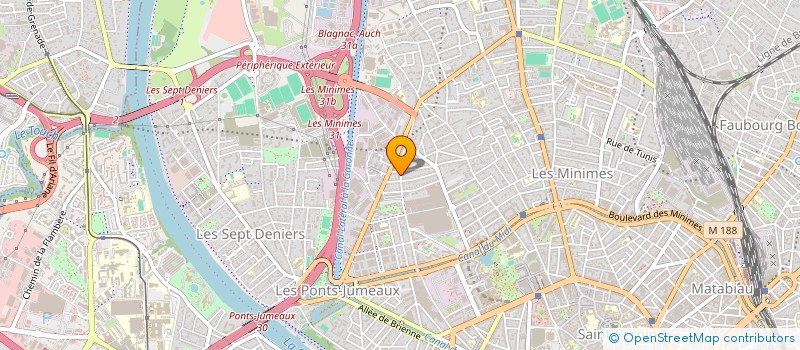localisation de l'entreprise MADAME CHRISTEL RODRIGUEZ à TOULOUSE