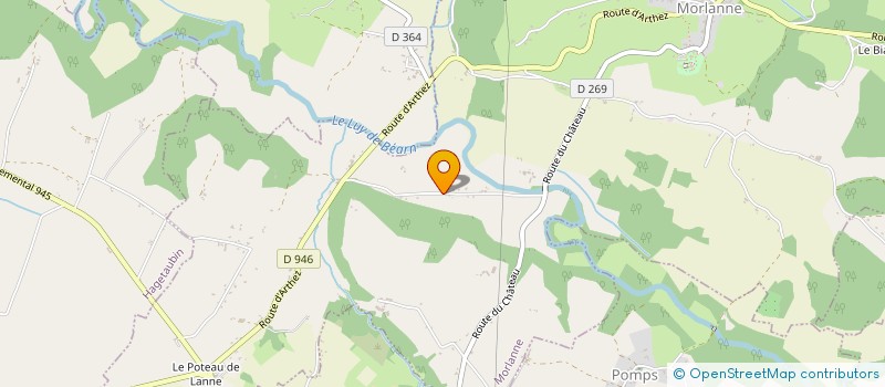 localisation de l'entreprise MADAME CHRISTEL ROQUES  MORLANNE