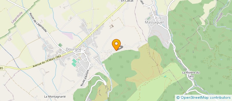 localisation de l'entreprise MADAME CHRISTEL ROQUES  DOURGNE