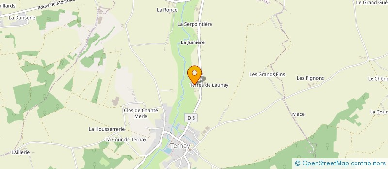 localisation de l'entreprise MADAME CHRISTEL RUAULT  TERNAY