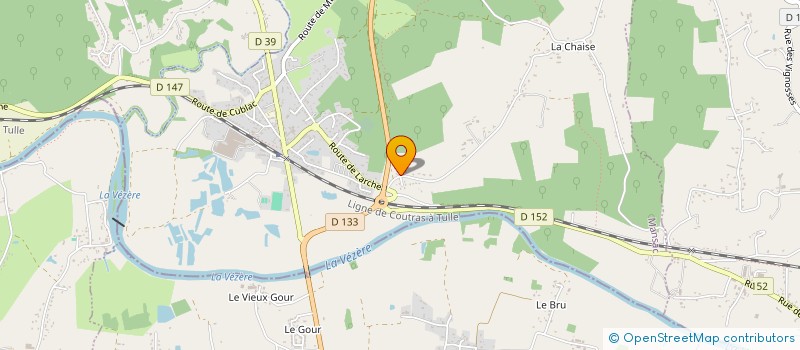 localisation de l'entreprise MADAME CHRISTEL SAINT-MARTINO  MANSAC