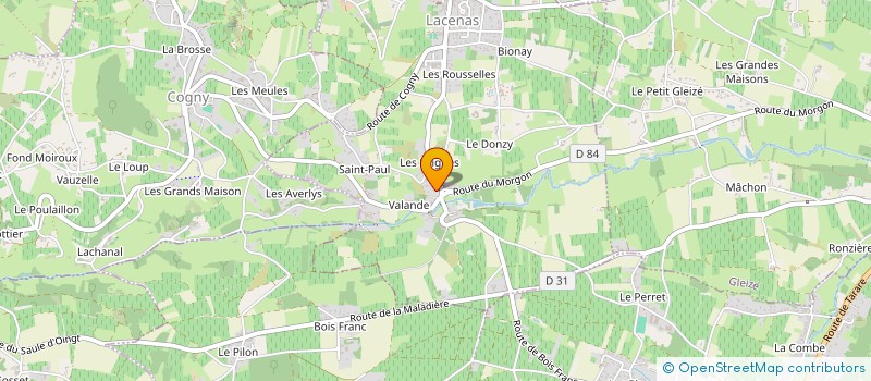 localisation de l'entreprise MADAME CHRISTEL SAINT SORNY  LACENAS