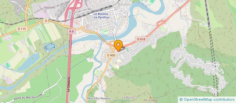 localisation de l'entreprise MADAME CHRISTEL SALAZAR  LE BOULOU