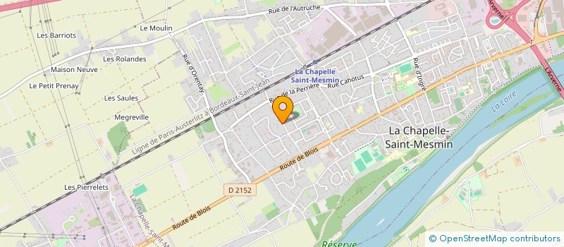 localisation de l'entreprise MADAME CHRISTEL SANDRINE CIRON à LA CHAPELLE-SAINT-MESMIN
