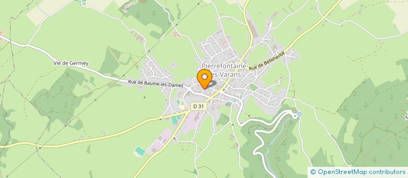 localisation de l'entreprise MADAME CHRISTEL SCHOENAUER  PIERREFONTAINE LES VARANS