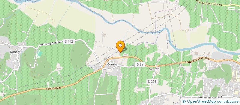 localisation de l'entreprise MADAME CHRISTEL SIMONEL  SABRAN