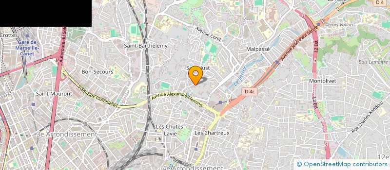 localisation de l'entreprise MADAME CHRISTEL SOULIGNAC à MARSEILLE